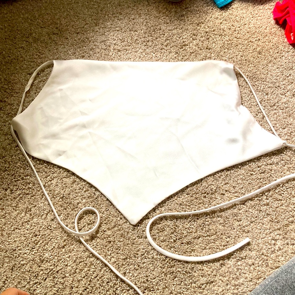 Backless Triangle Cropped Top. Brand New! Size Small